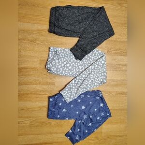 3 Pairs Of 32 Degrees Cool Sleepwear Pants in Blue and Gray, 2 pocket Size S